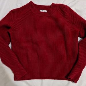 Madewell ribbed cashmere sweater